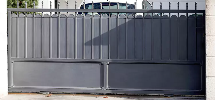 Metal Driveway Gate Installation Delta